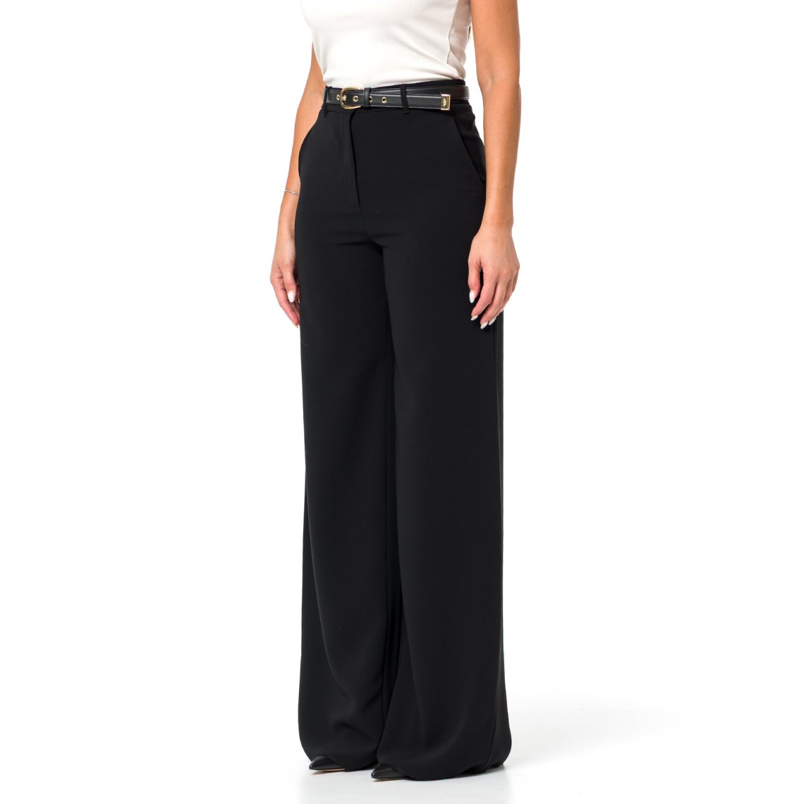 Pantalone ampio in cady Mstamico Max Mara Studio