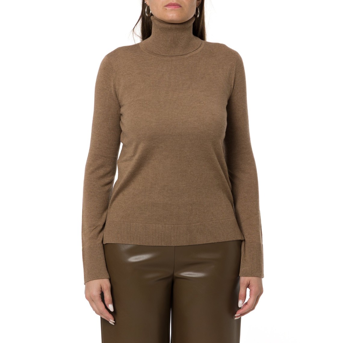 Dolcevita in lana con toppe logate Smmallegra 'S Max Mara