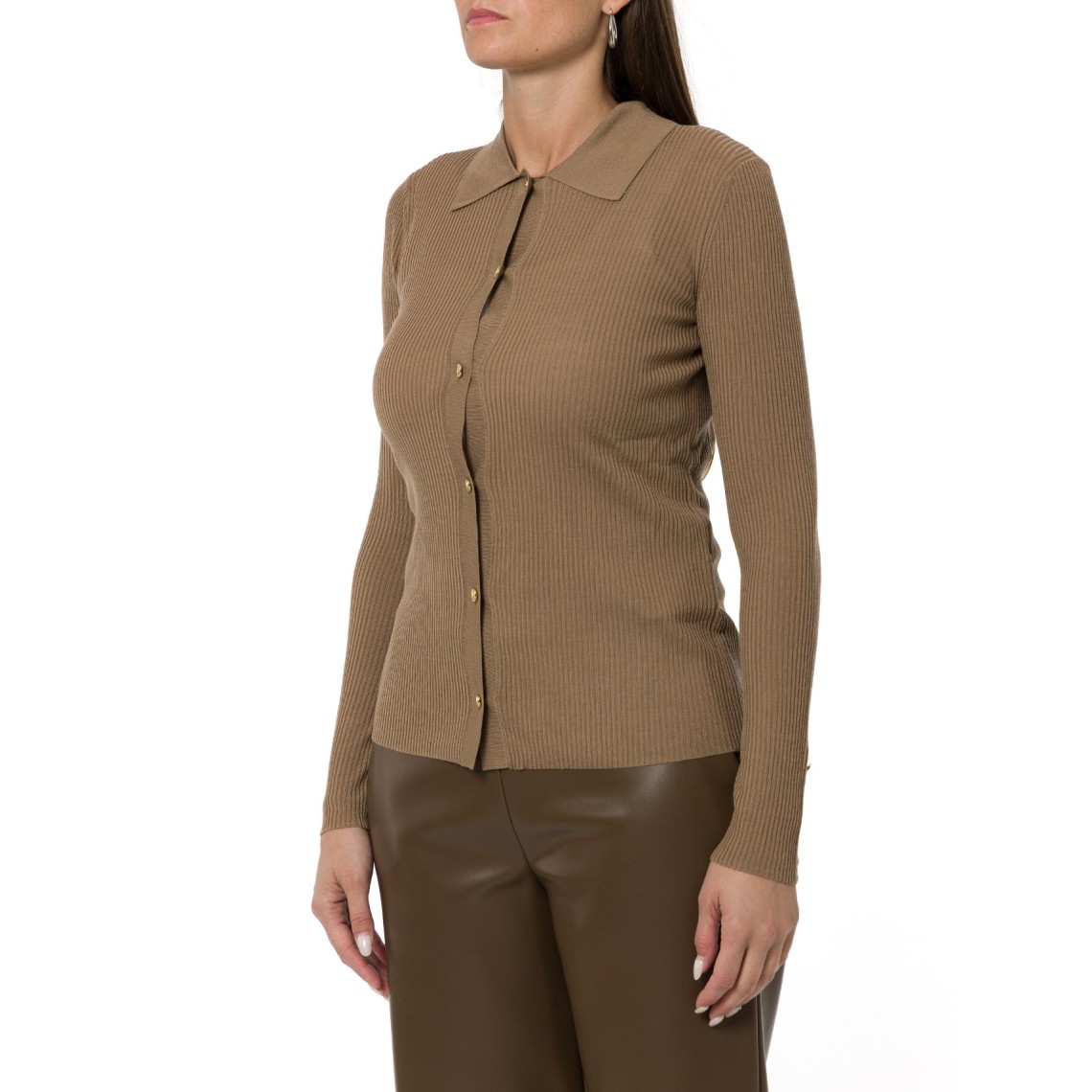 Cardigan aderente in filato di lana Smmlimone 'S Max Mara