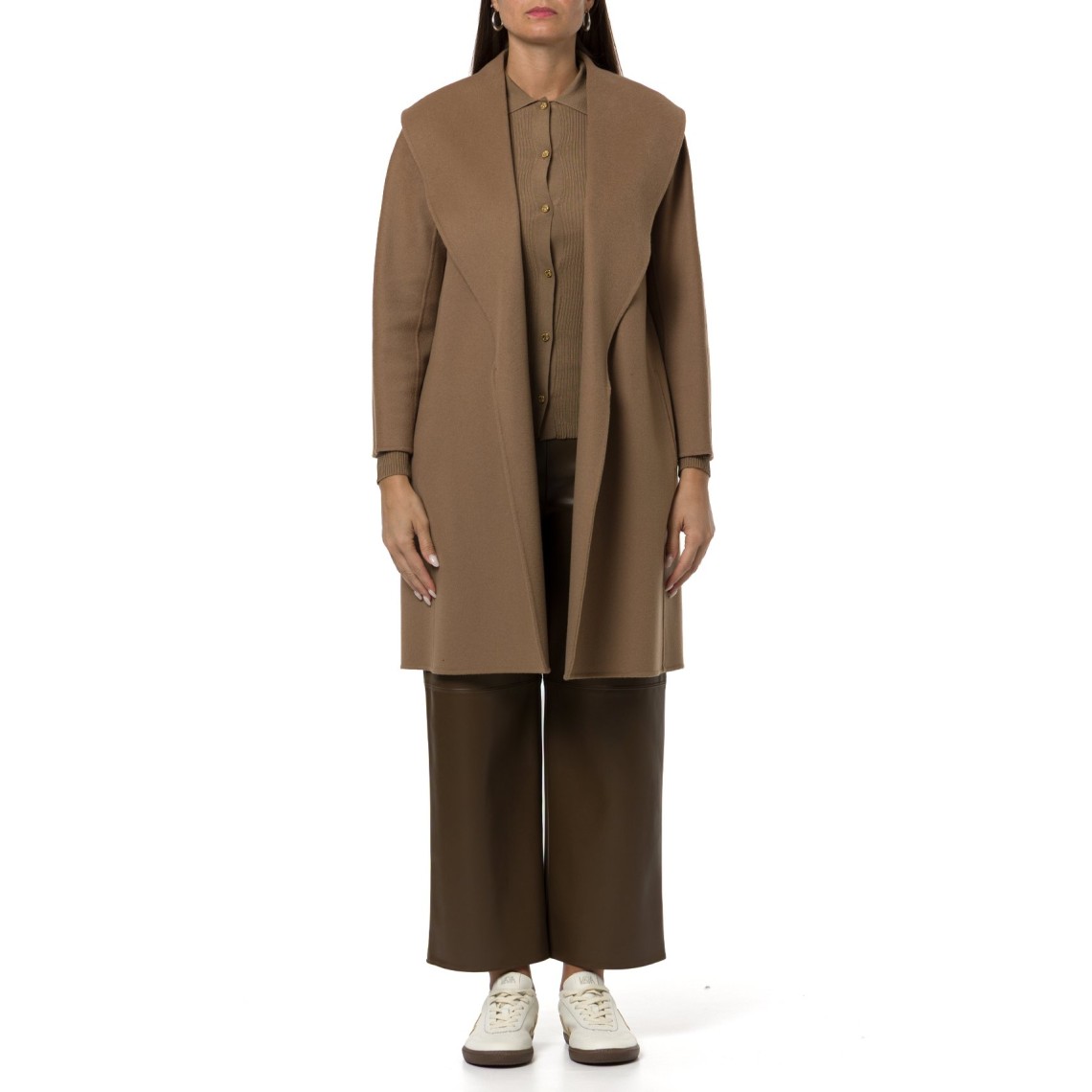 Cappotto a vestaglia in lana double Messi 'S Max Mara