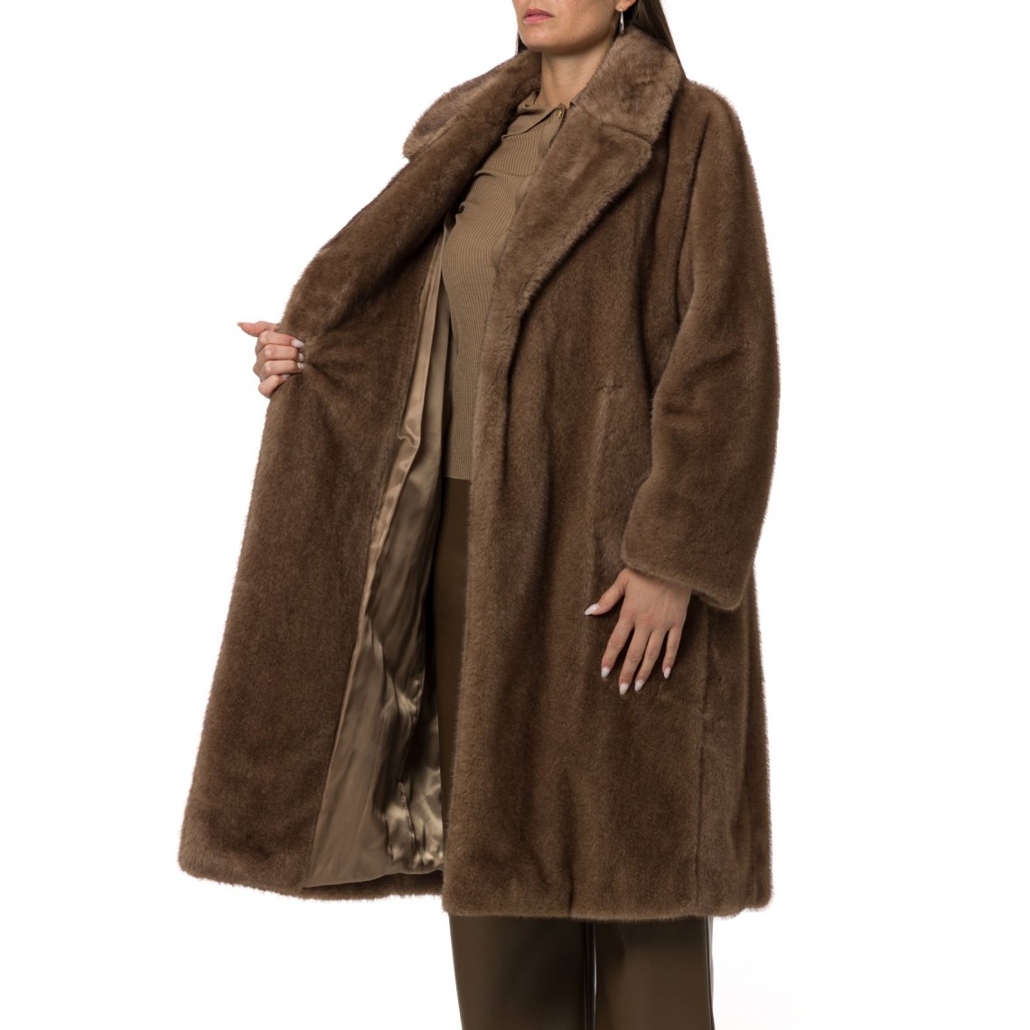 Cappotto a vestaglia dalla texture soffice Smmmiss 'S Max Mara
