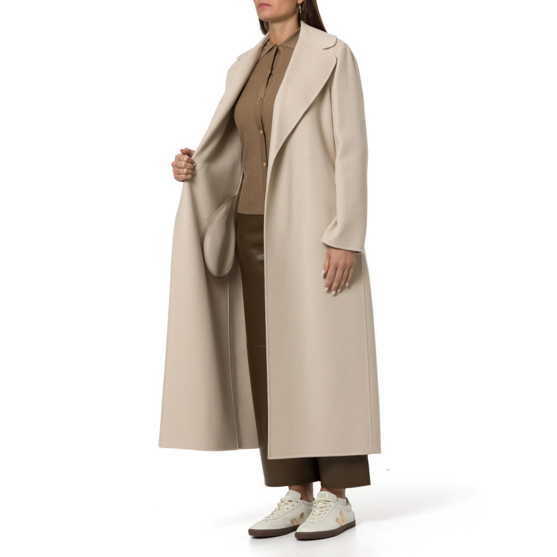 Cappotto a vestaglia in drap di lana Poldo 'S Max Mara