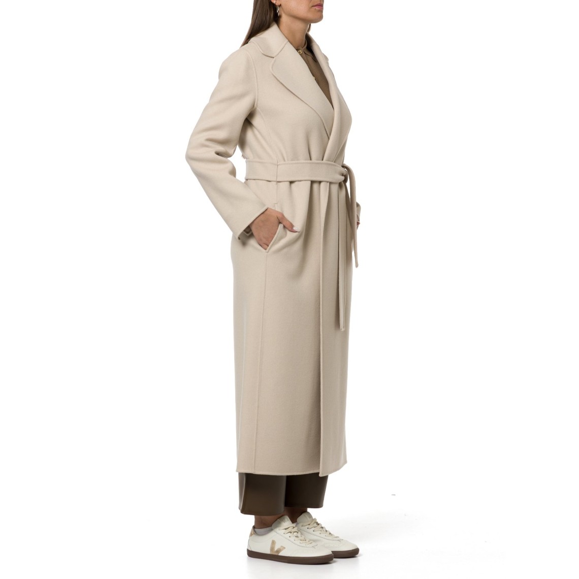 Cappotto a vestaglia in drap di lana Poldo 'S Max Mara