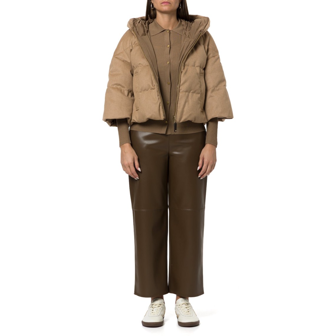 Imbottito a cappa in cammello Mtcpam Max Mara The Cube