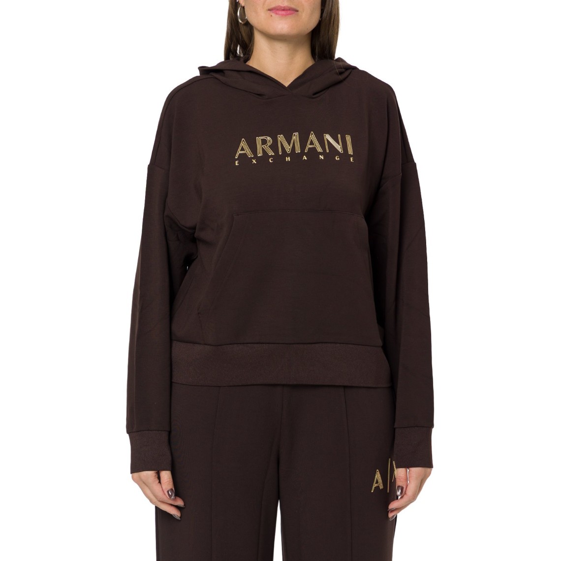 Felpa con cappuccio Armani Exchange