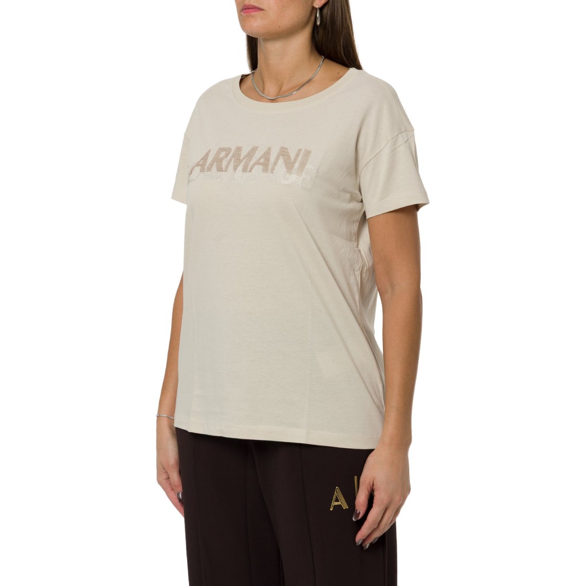 T-shirt over in jersey Armani Exchange