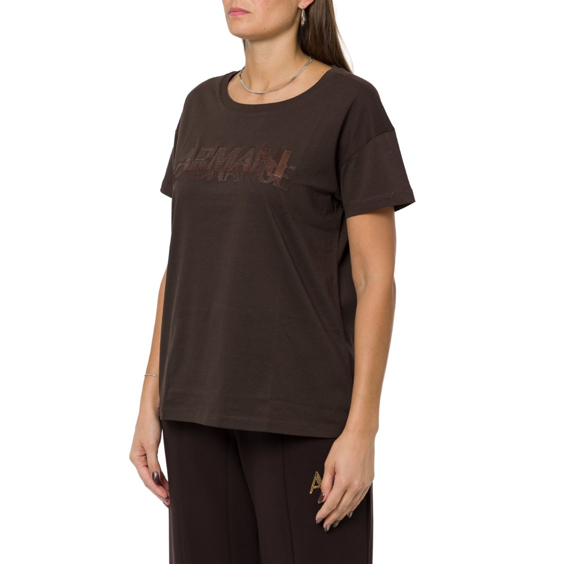 T-shirt over in jersey Armani Exchange