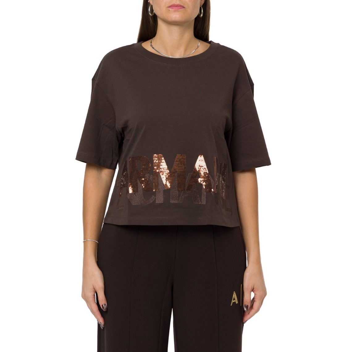T-shirt regular in jersey Armani Exchange