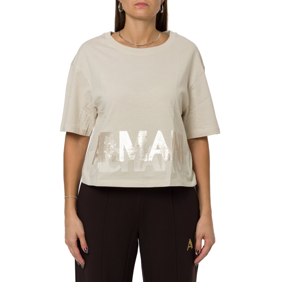 T-shirt regular in jersey Armani Exchange