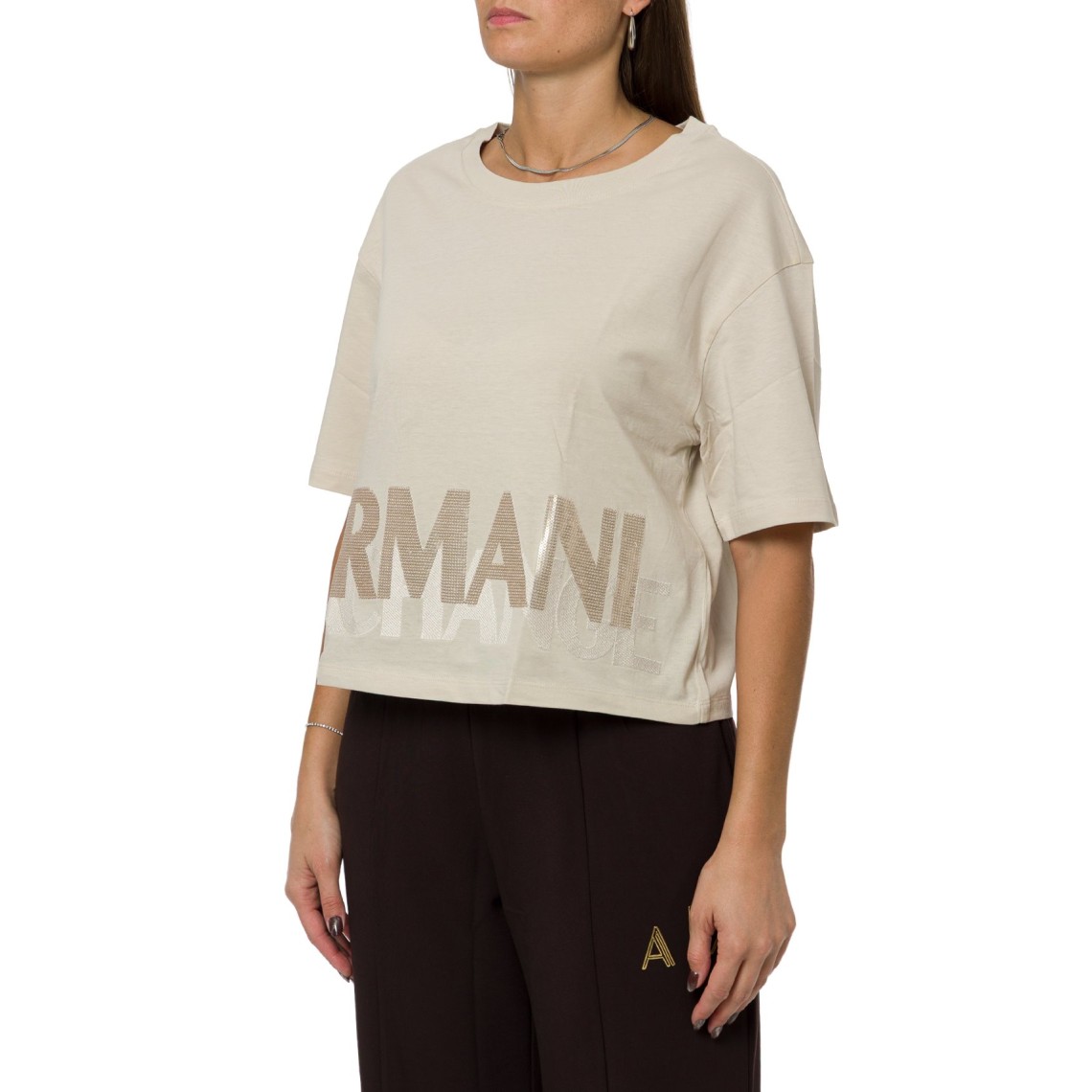 T-shirt regular in jersey Armani Exchange