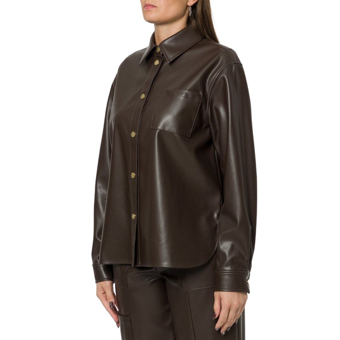 Overshirt in similpelle Armani Exchange