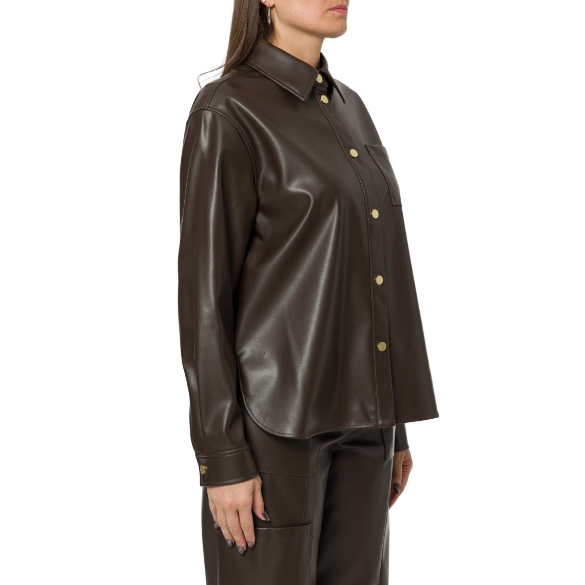Overshirt in similpelle Armani Exchange