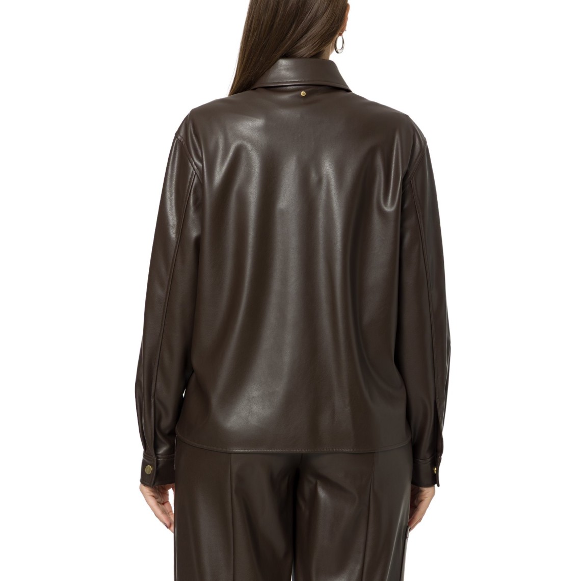 Overshirt in similpelle Armani Exchange