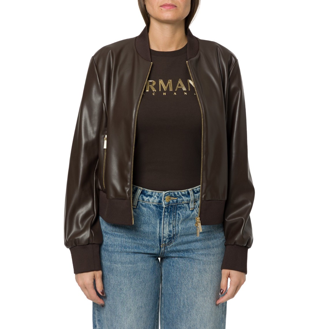 Bomber in similpelle Armani Exchange