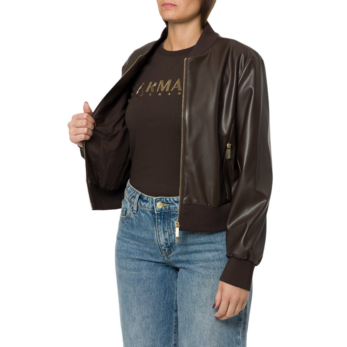 Bomber in similpelle Armani Exchange