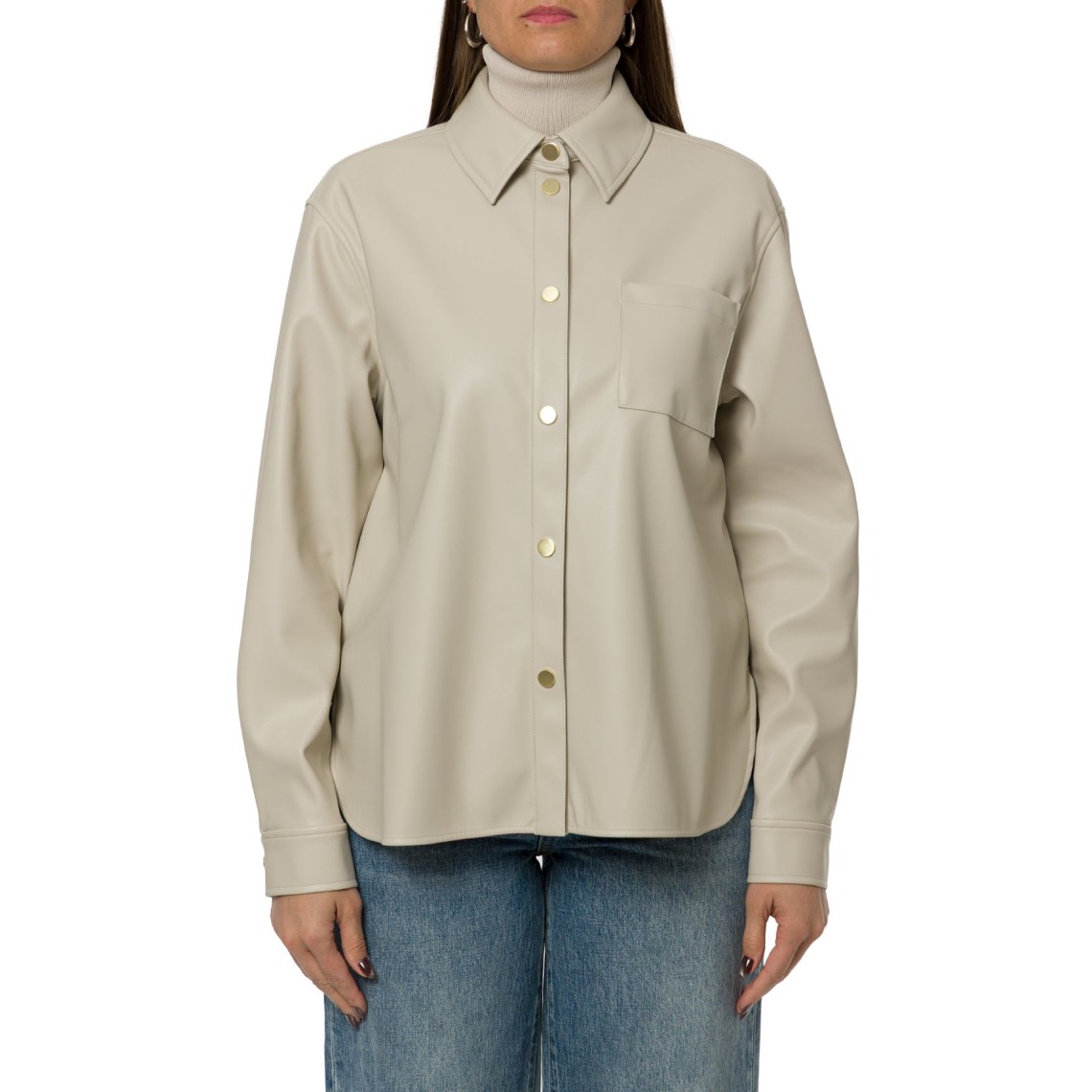 Overshirt in similpelle Armani Exchange