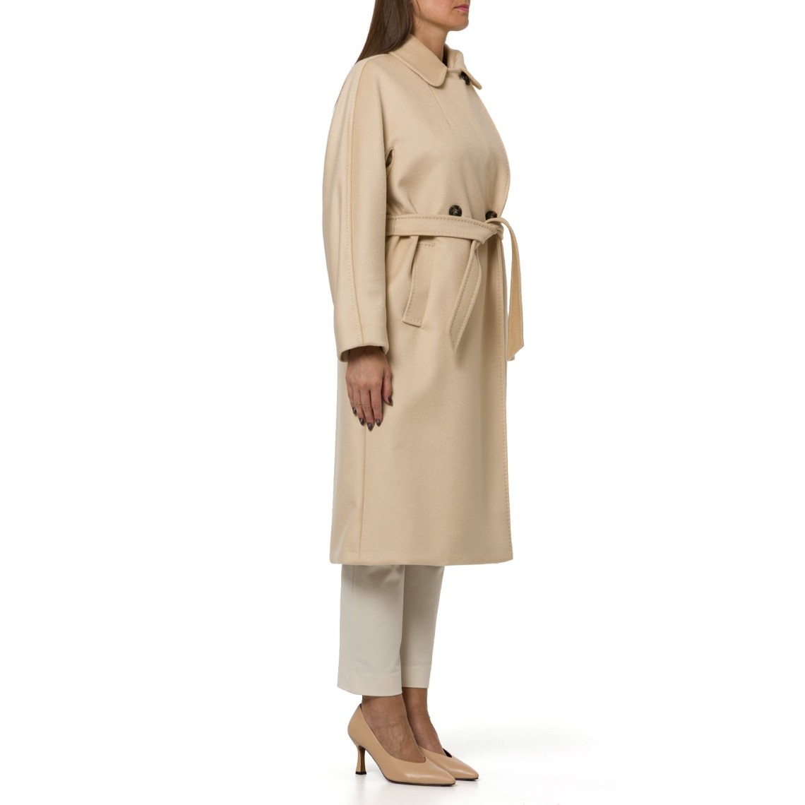 Cappotto doppiopetto in lana Wkdresina Weekend Max Mara