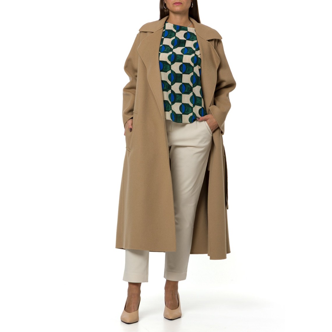 Cappotto in doppio di mista lana Wkdoperoso Weekend Max Mara