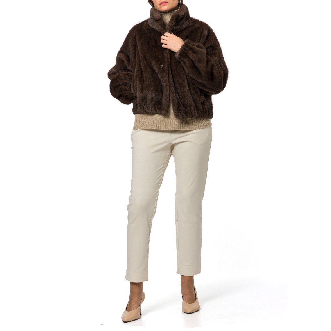 Giacca corta dalla texture soffice Wkdanemone Weekend Max Mara