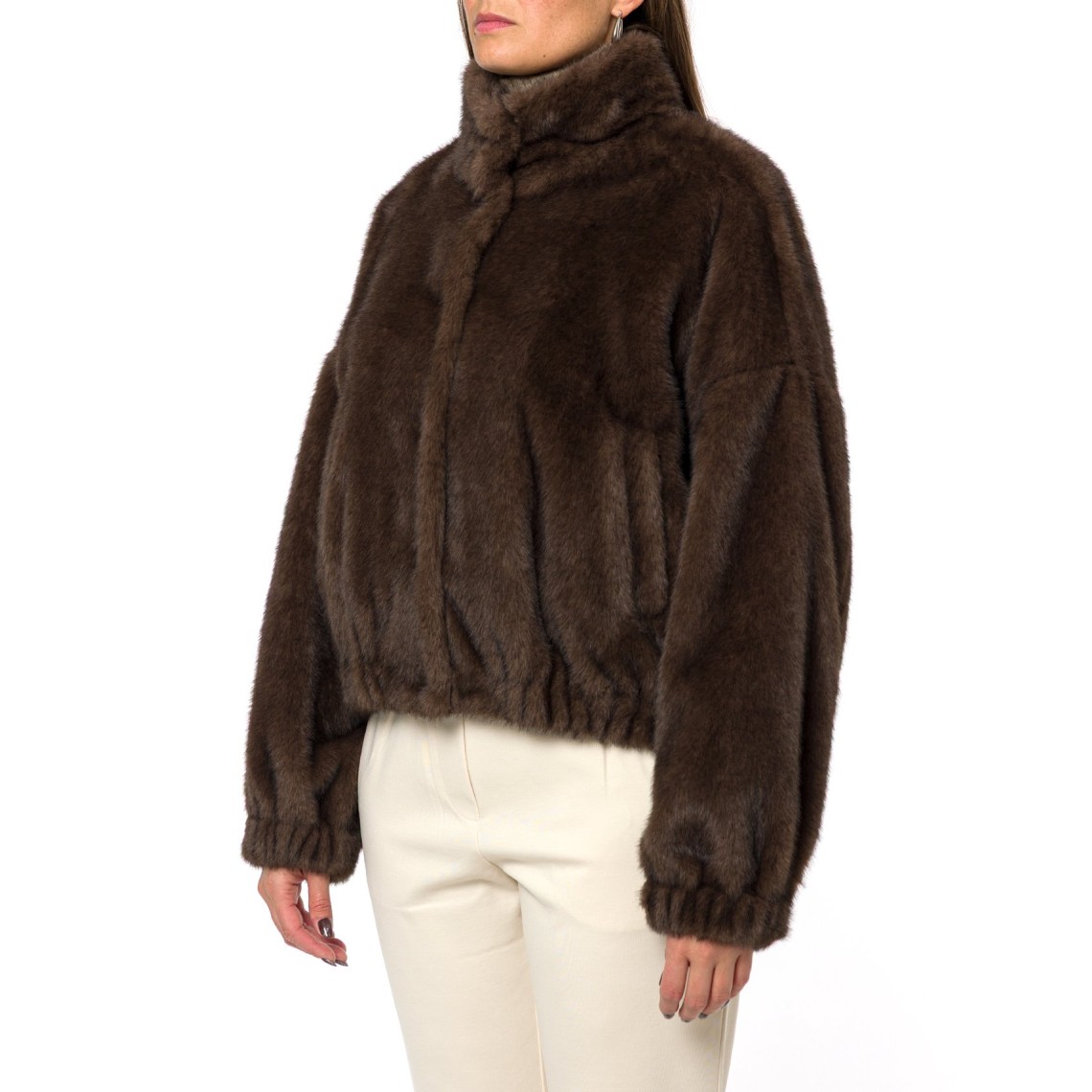 Giacca corta dalla texture soffice Wkdanemone Weekend Max Mara