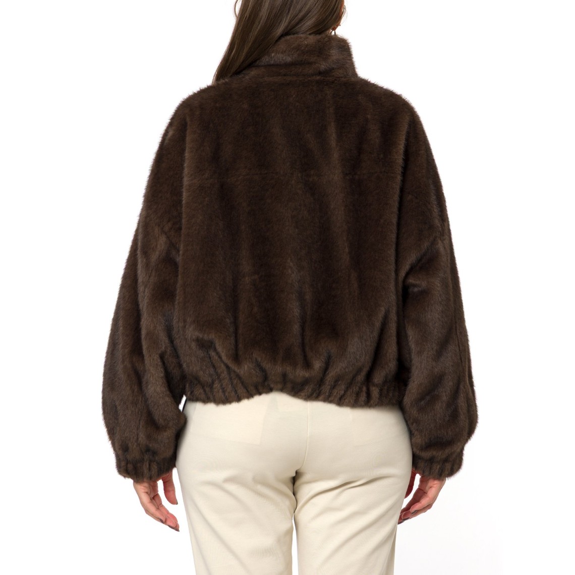 Giacca corta dalla texture soffice Wkdanemone Weekend Max Mara