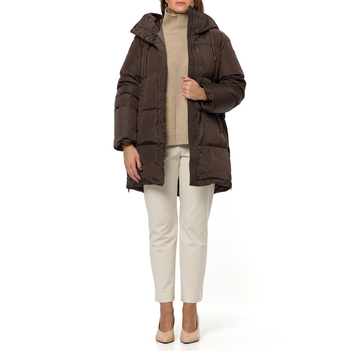 Parka midi in taffettà antigoccia Wkdnewbembo Weekend Max Mara