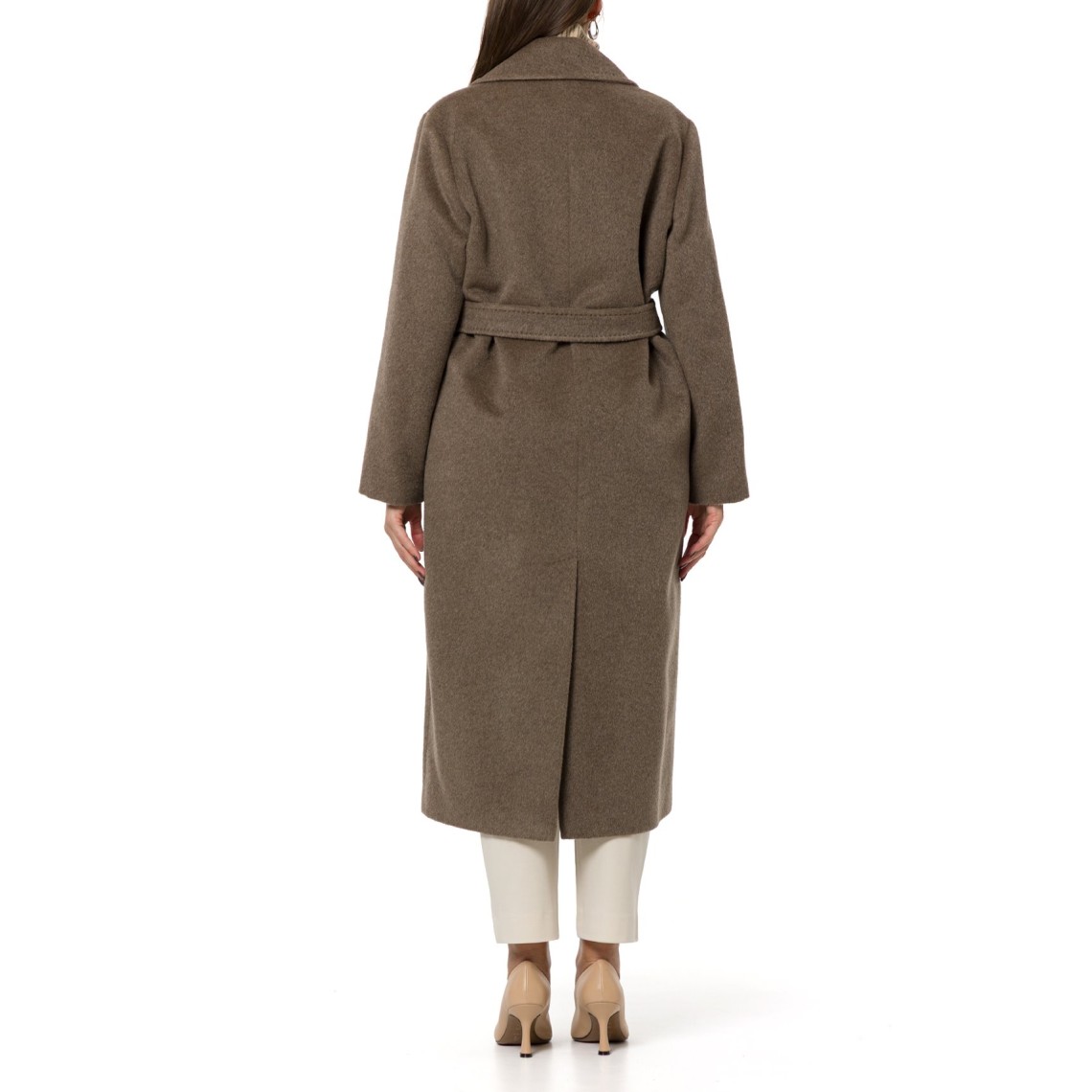 Cappotto lungo in orsetto di lana e alpaca Wkdbronte Weekend Max Mara