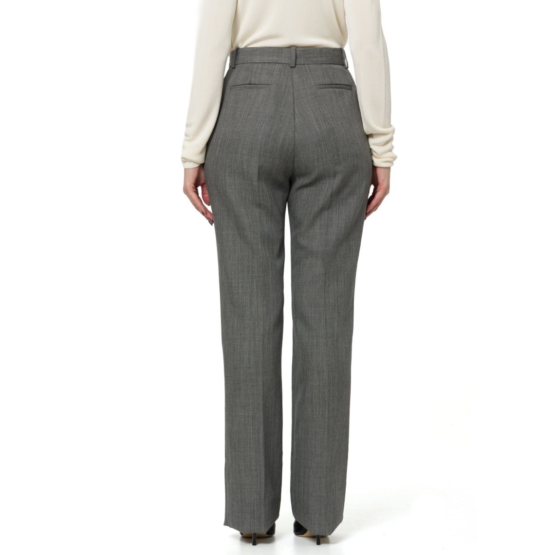 Pantaloni in lana vergine Elisabetta Franchi