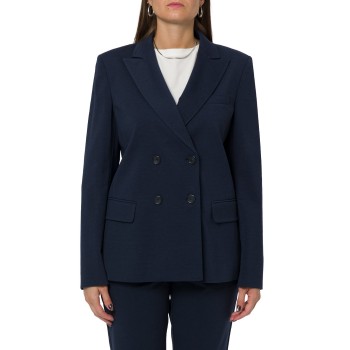 Blazer doppiopetto in jersey Milano Wkdcolibri Weekend...