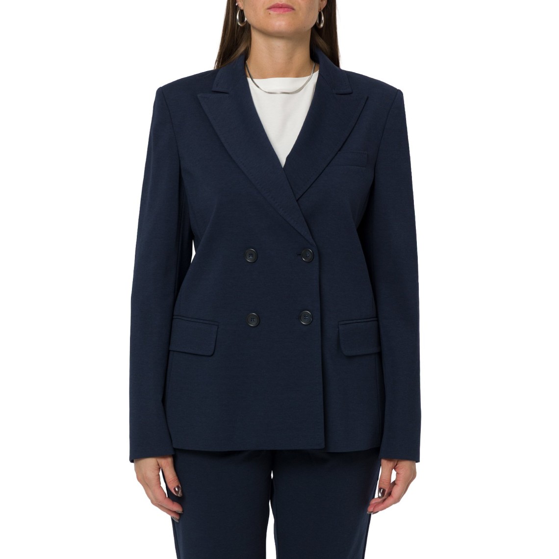 Blazer doppiopetto in jersey Milano Wkdcolibri Weekend Max Mara