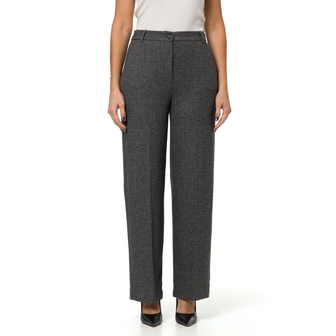 Pantalone in jersey micro jacquard Wkdorata Weekend Max Mara