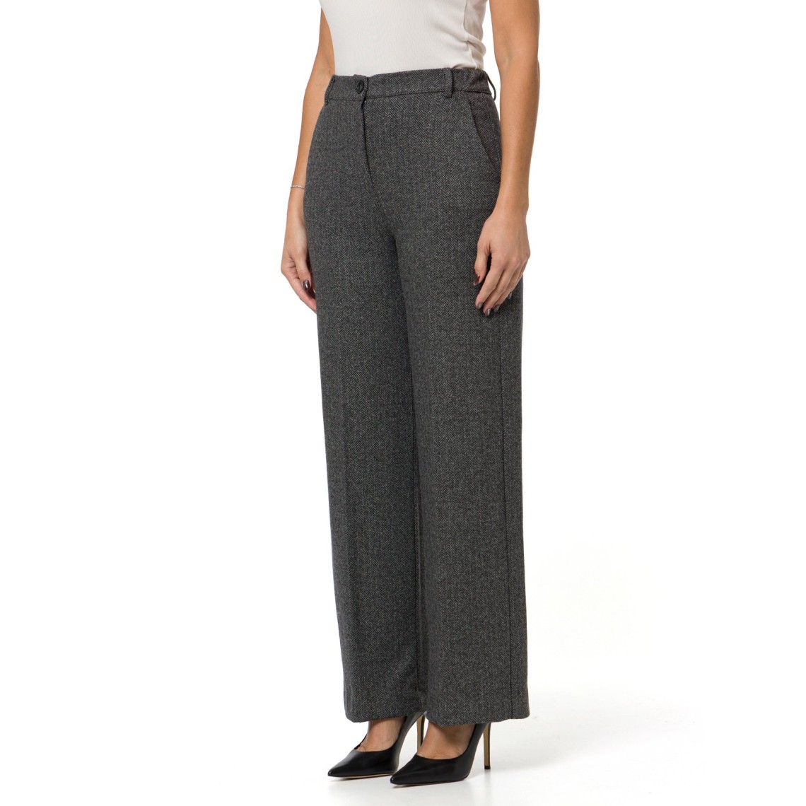 Pantalone in jersey micro jacquard Wkdorata Weekend Max Mara