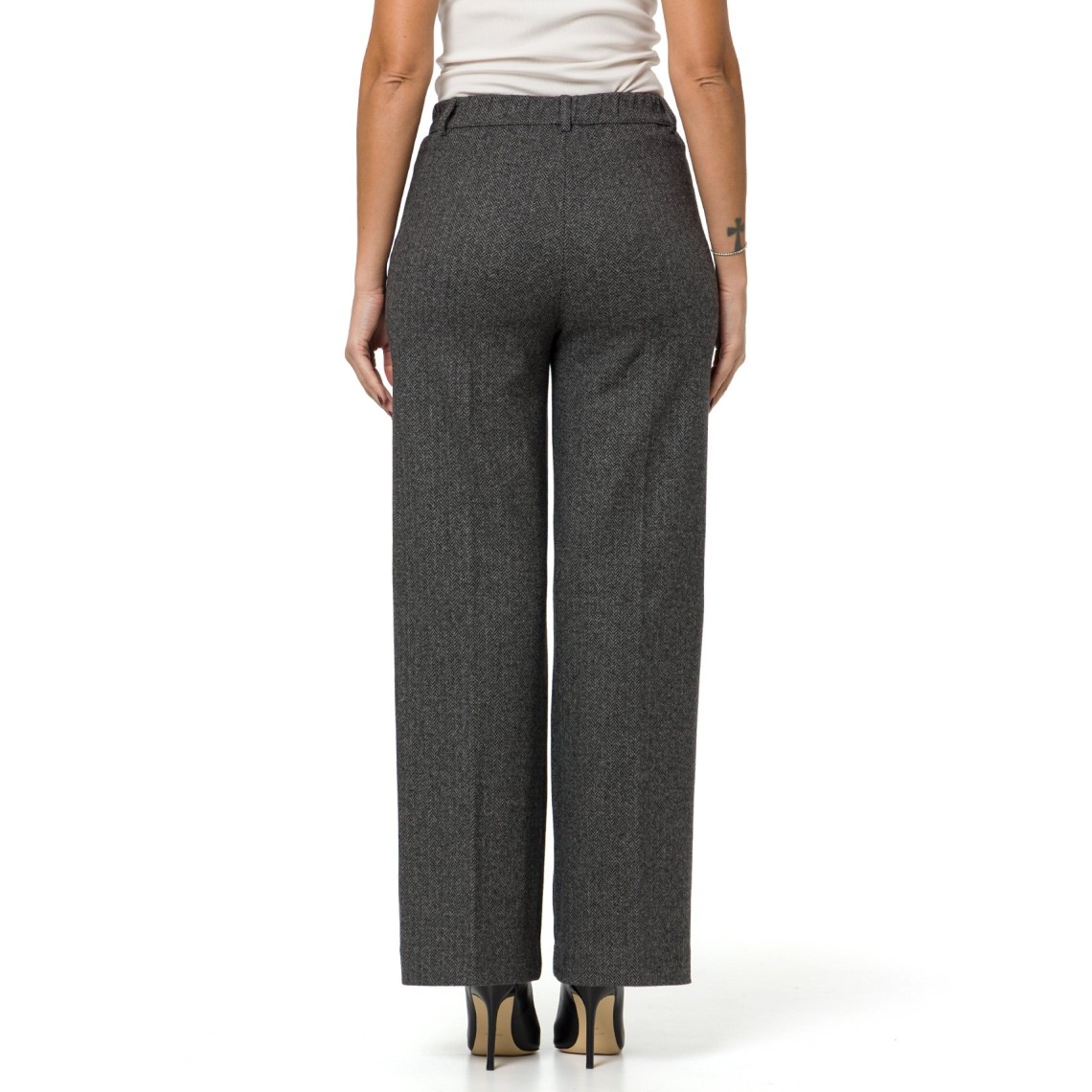 Pantalone in jersey micro jacquard Wkdorata Weekend Max Mara
