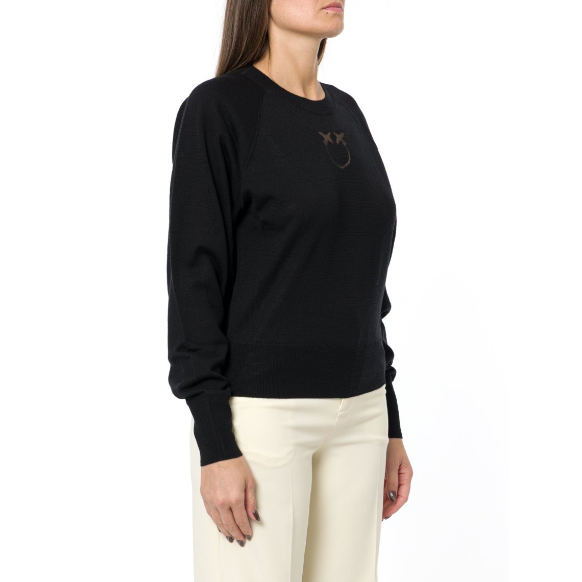 Maglia Lanzarote con logo Love Birds Pinko