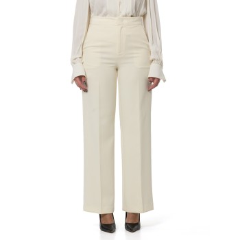 Pantaloni dritti in crêpe Twinset