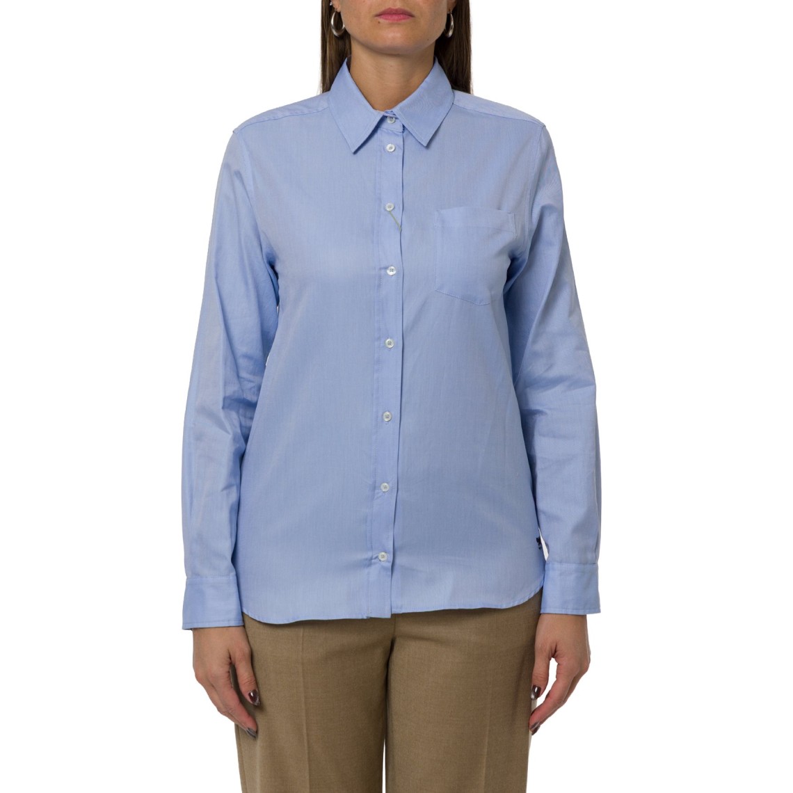 Camicia in Oxford di cotone Wkdcobalto Weekend Max Mara