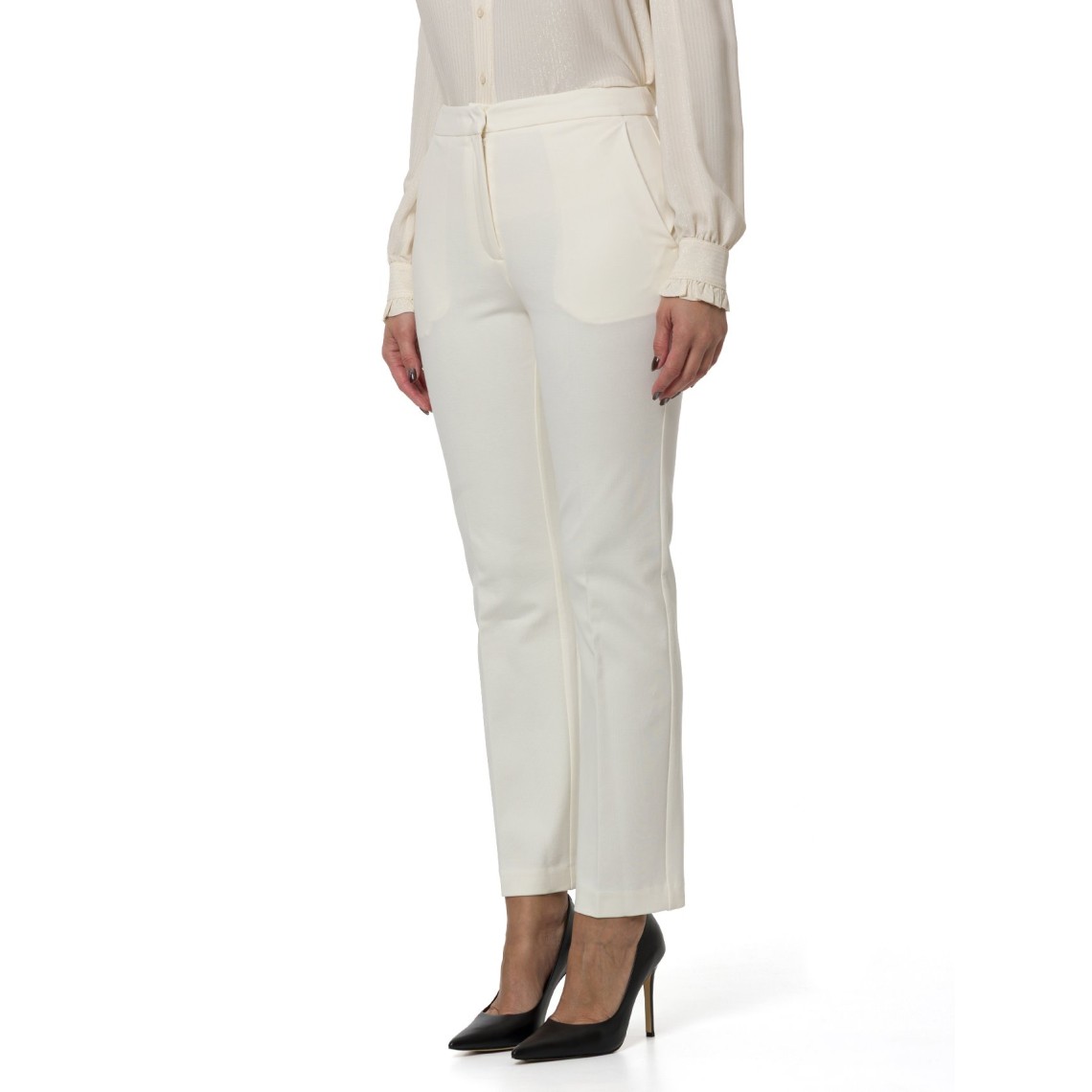 Pantaloni Twinset a vita alta