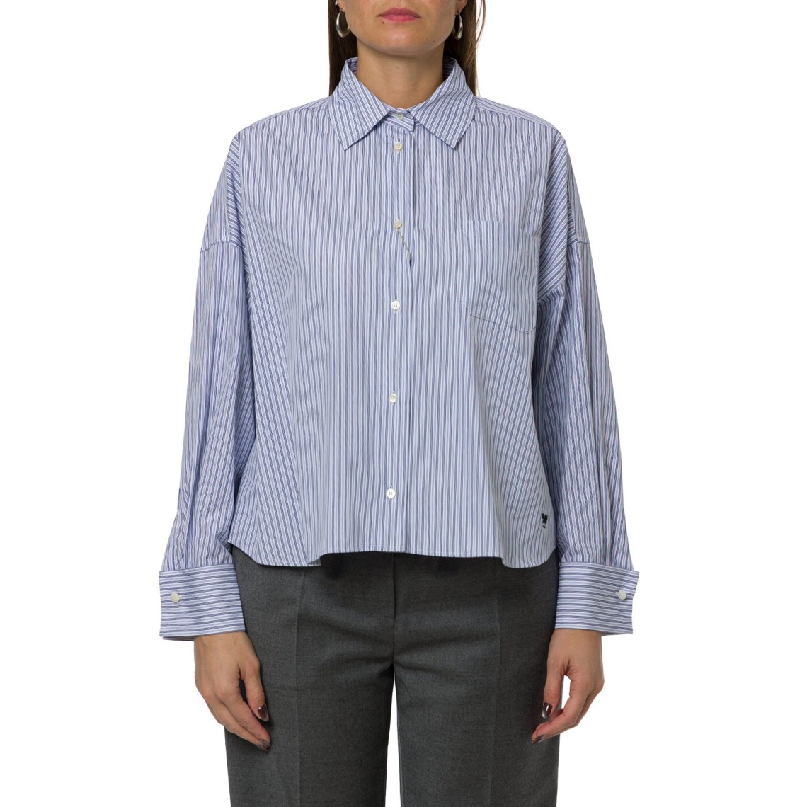 Camicia in popeline di cotone Wkdovatta Weekend Max Mara