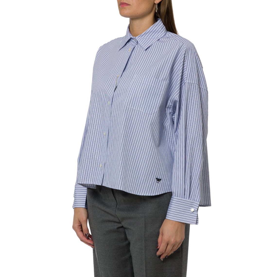 Camicia in popeline di cotone Wkdovatta Weekend Max Mara