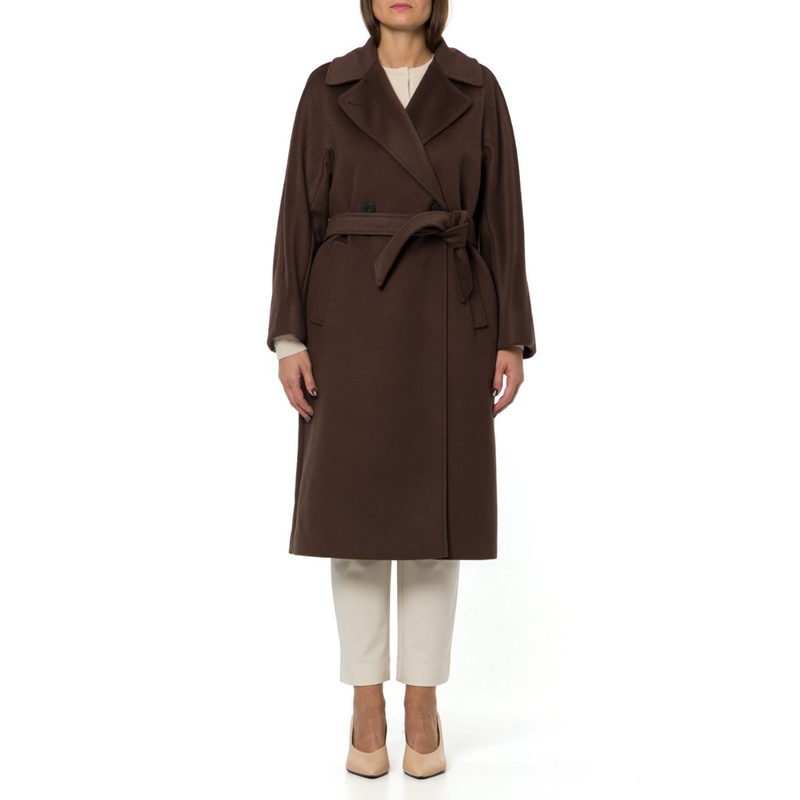 Cappotto doppiopetto in lana Wkdresina Weekend Max Mara