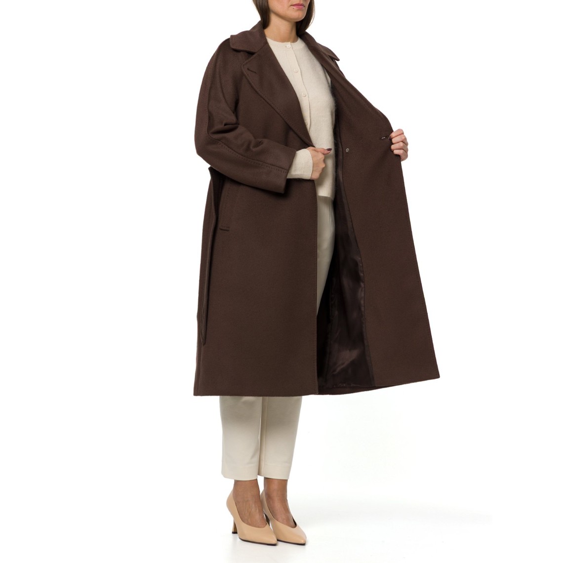Cappotto doppiopetto in lana Wkdresina Weekend Max Mara