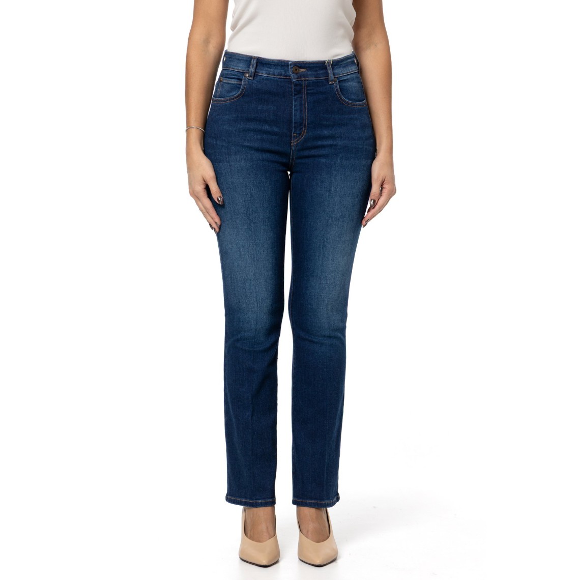 Jeans slim fit in denim super stretch Wkdrapallo Weekend Max Mara