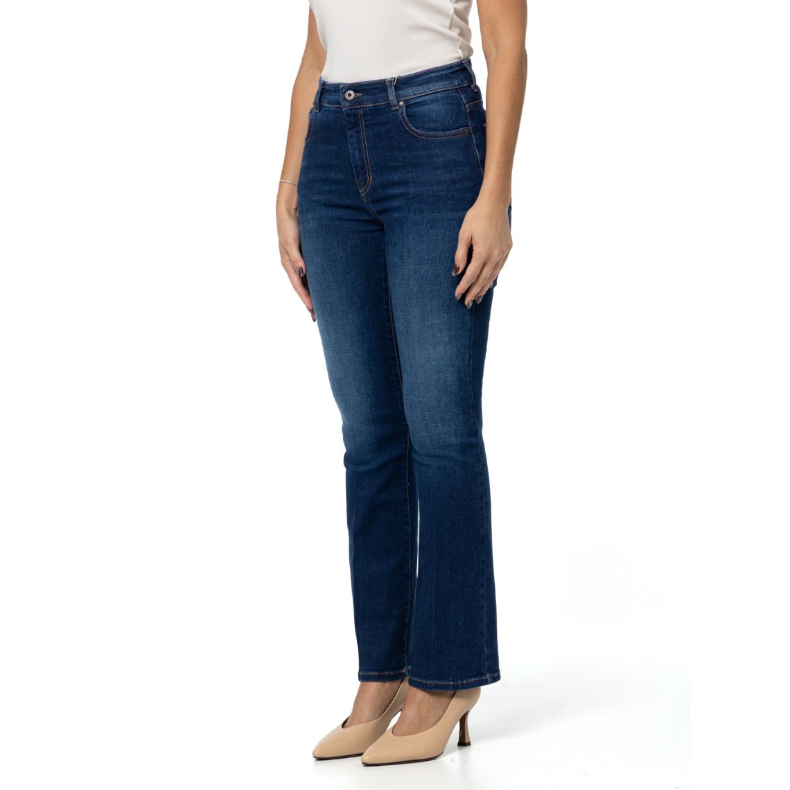 Jeans slim fit in denim super stretch Wkdrapallo Weekend Max Mara