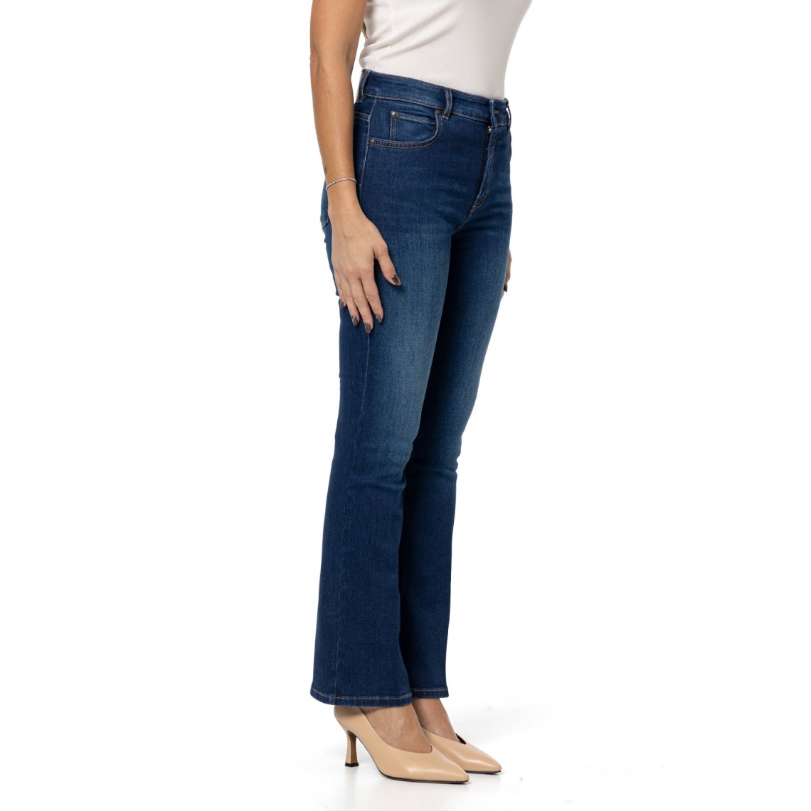 Jeans slim fit in denim super stretch Wkdrapallo Weekend Max Mara