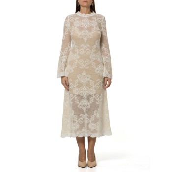 Abito in filato di misto alpaca jacquard Twinset