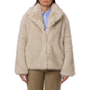 Cappotto corto dalla texture soffice Wkiozioso Weekend...