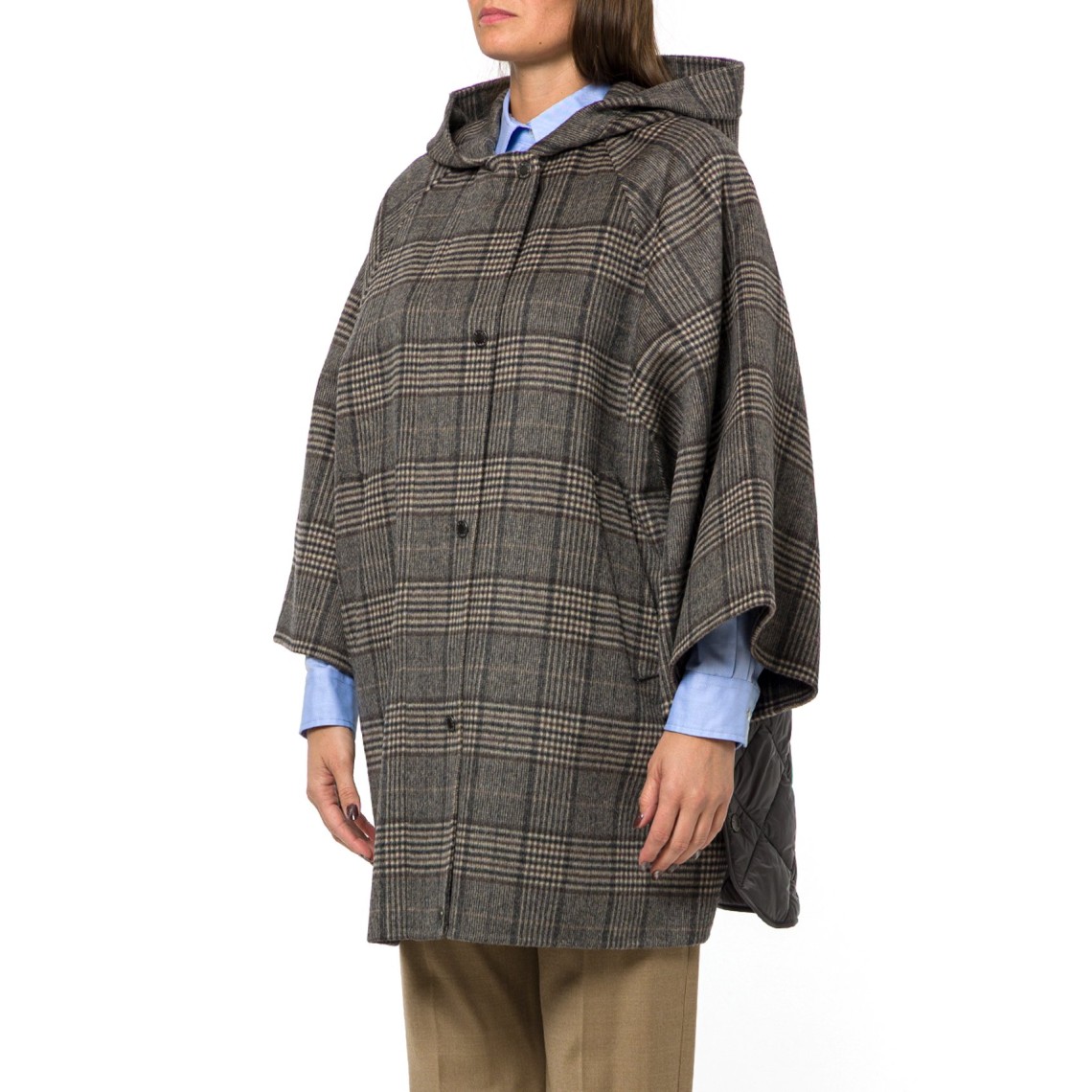 Cappotto midi in lana Principe di Galles Wkdseggio Weekend Max Mara