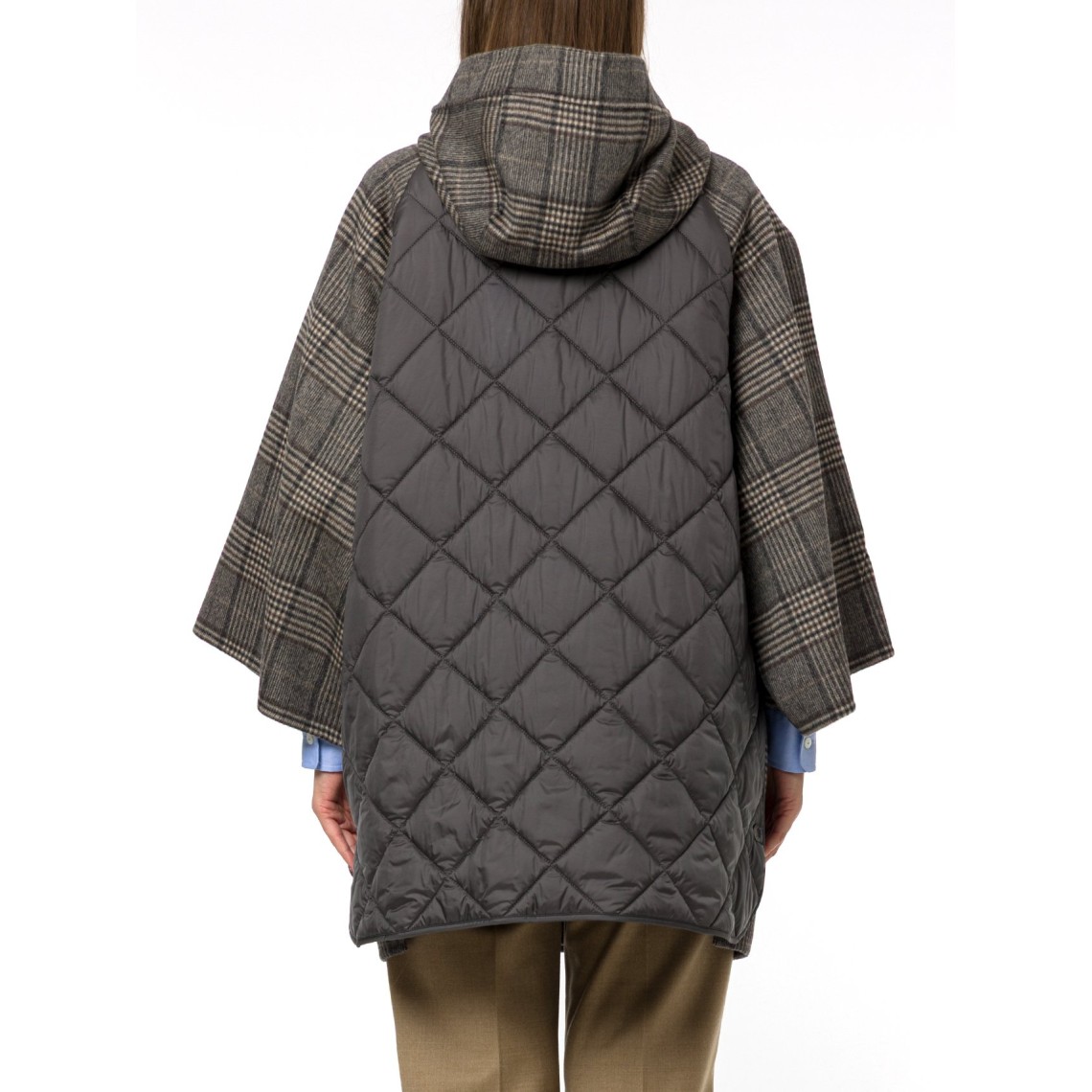 Cappotto midi in lana Principe di Galles Wkdseggio Weekend Max Mara
