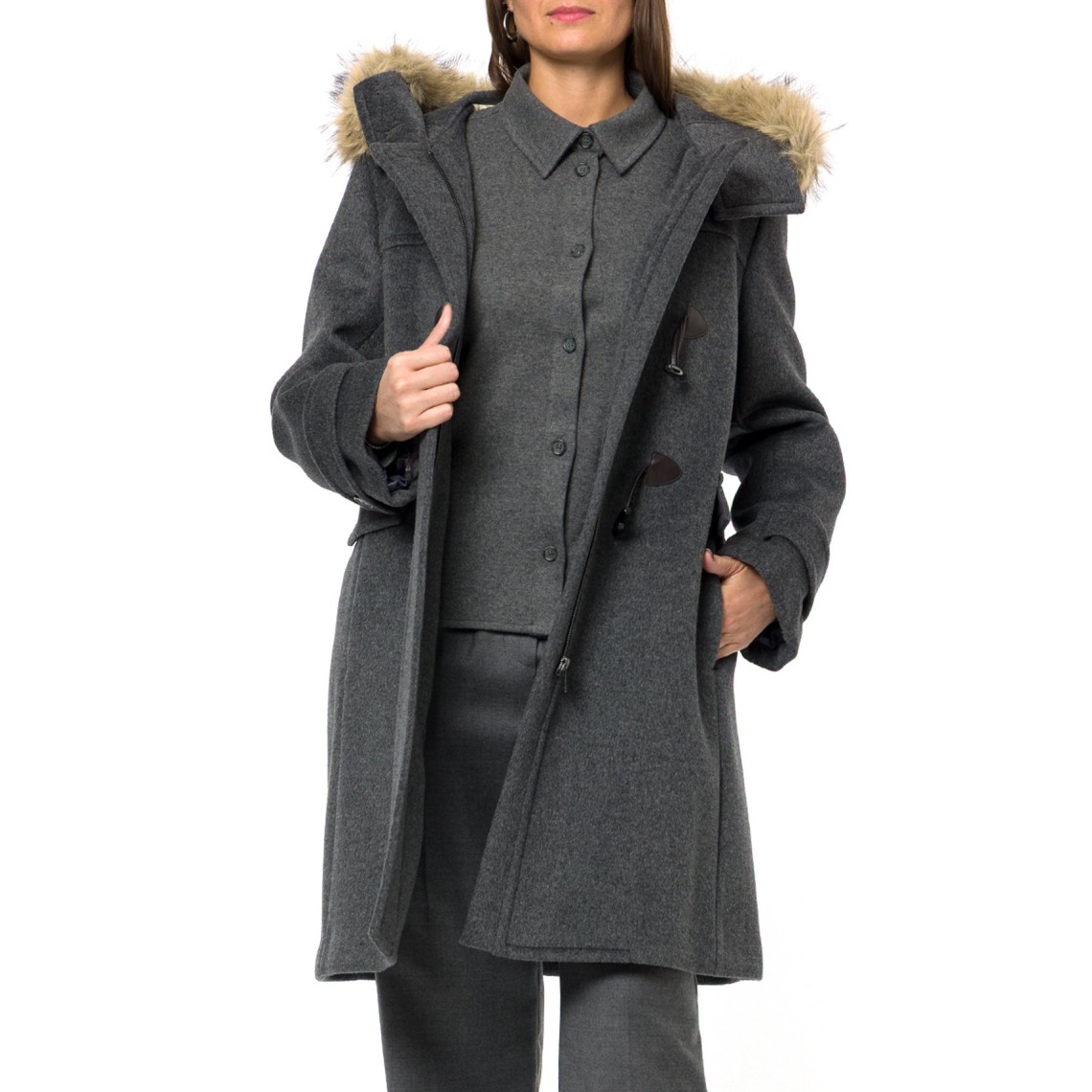 Cappotto in doppio drap di lana Wkdepica Weekend Max Mara