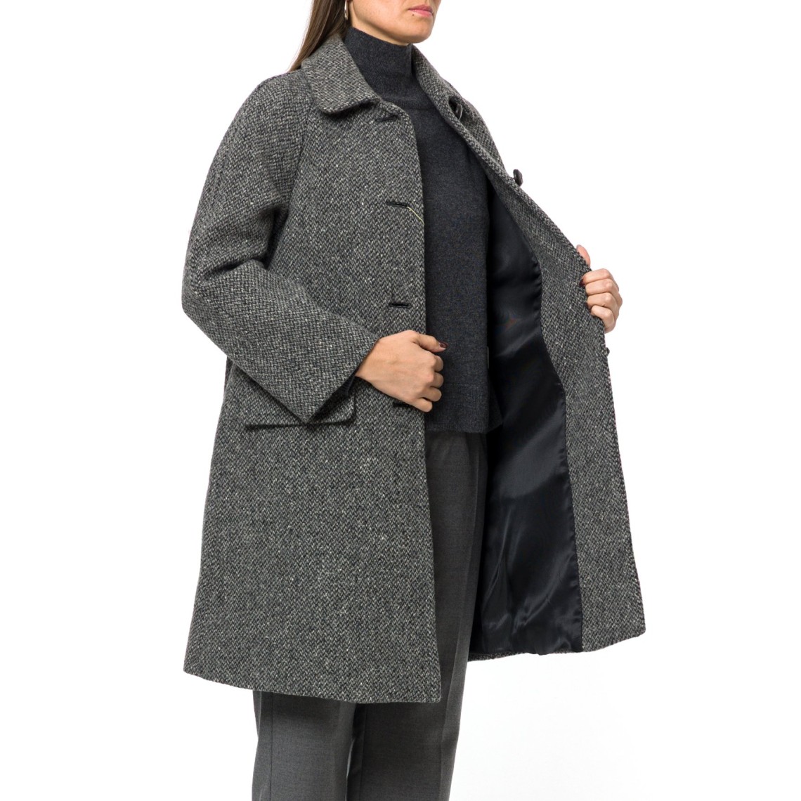 Cappotto in tweed di mista lana Wkdlatino Weekend Max Mara